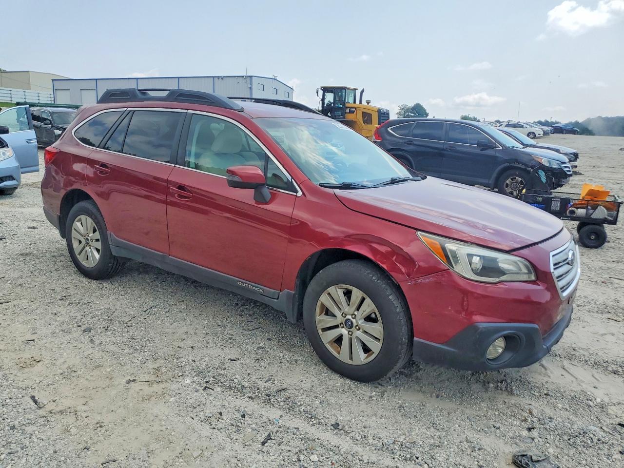 2015 Subaru Outback 2.5i Premium Бордовый vin: 4S4BSBFC8F3357168