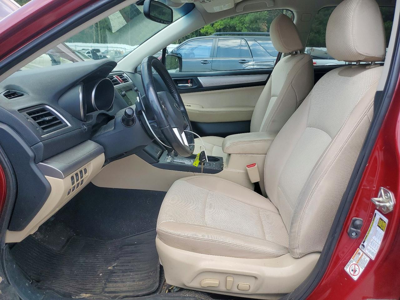 2015 Subaru Outback 2.5i Premium Бордовый vin: 4S4BSBFC8F3357168