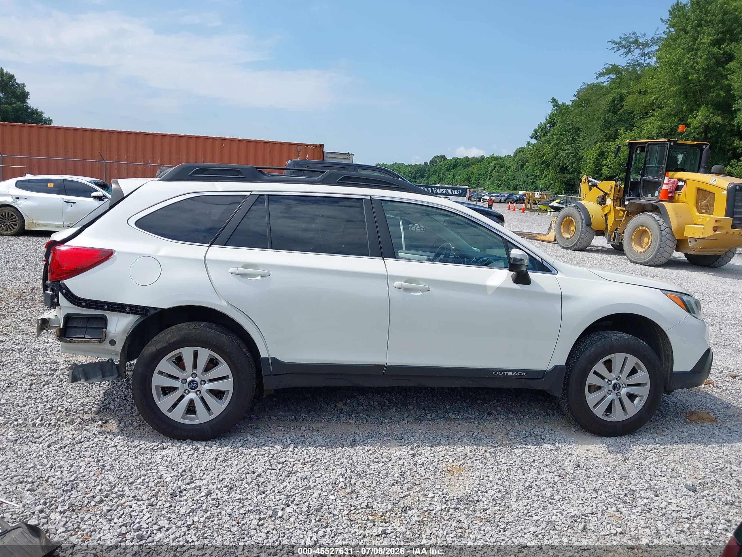 2015 Subaru Outback 2.5i Premium White vin: 4S4BSBFC9F3262750