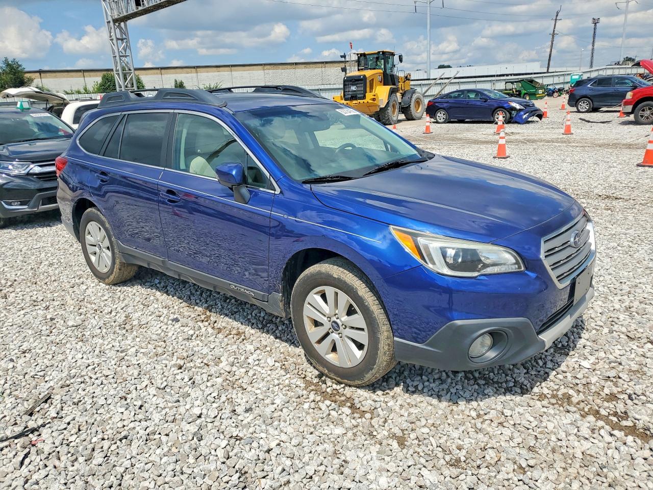 2015 Subaru Outback 2.5i Premium Blue vin: 4S4BSBHC1F3292628