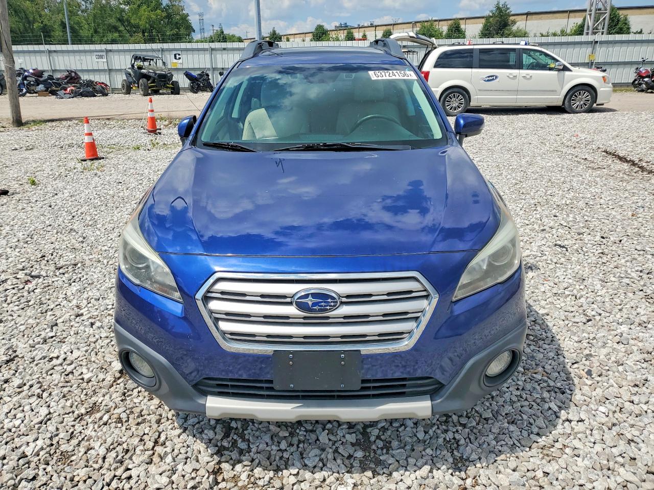 2015 Subaru Outback 2.5i Premium Blue vin: 4S4BSBHC1F3292628