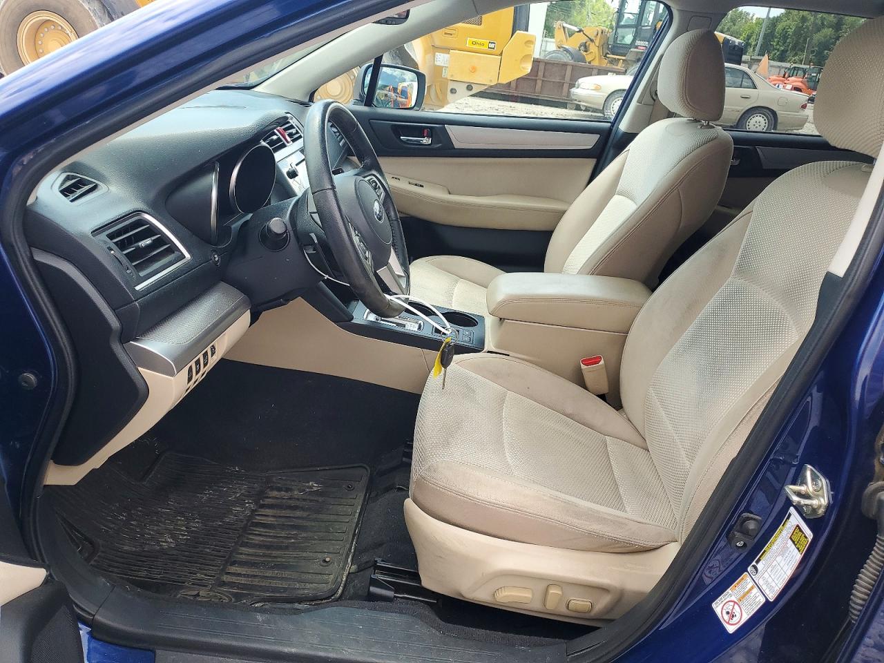 2015 Subaru Outback 2.5i Premium Blue vin: 4S4BSBHC1F3292628