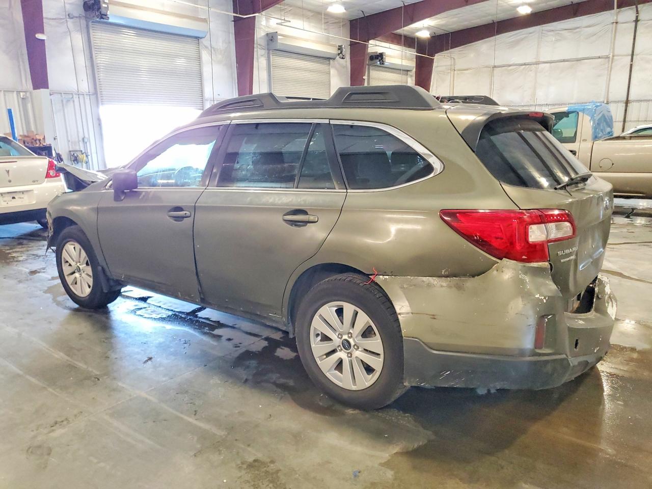 2015 Subaru Outback 2.5i Premium Green vin: 4S4BSBHC3F3280559