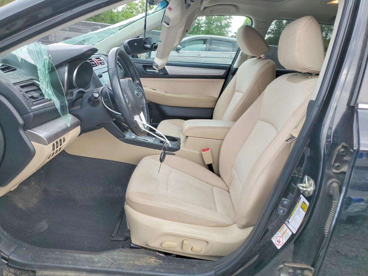 2015 Subaru Outback 2.5i Premium Черный vin: 4S4BSBHC6F3321878