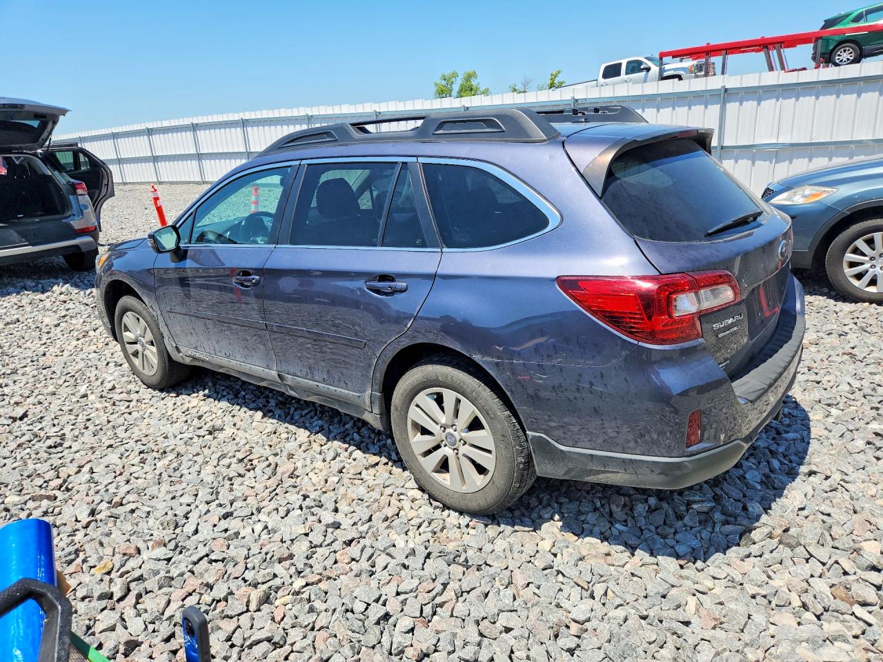 2015 Subaru Outback 2.5i Premium Blue vin: 4S4BSBHC8F3249775
