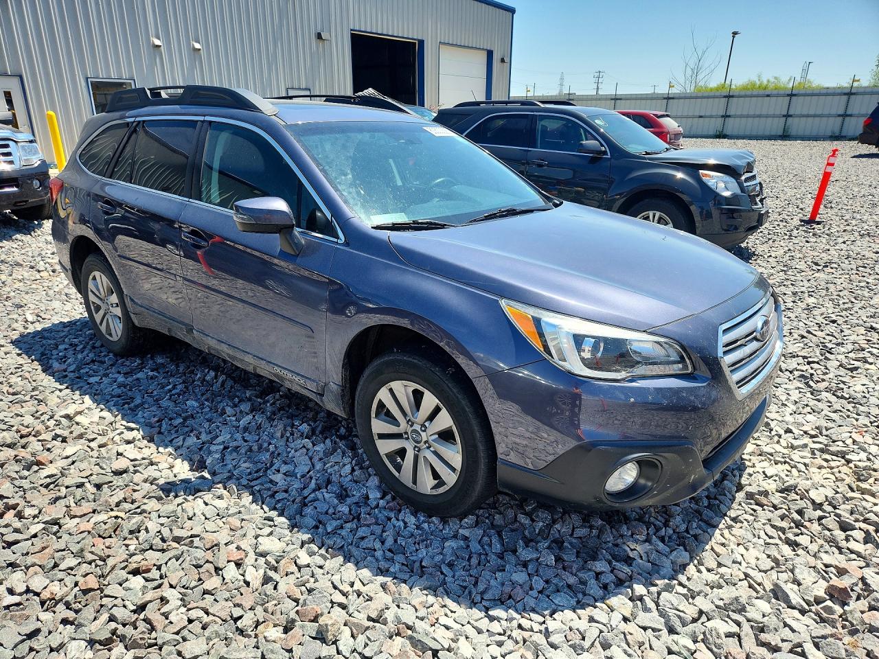 2015 Subaru Outback 2.5i Premium Blue vin: 4S4BSBHC8F3249775