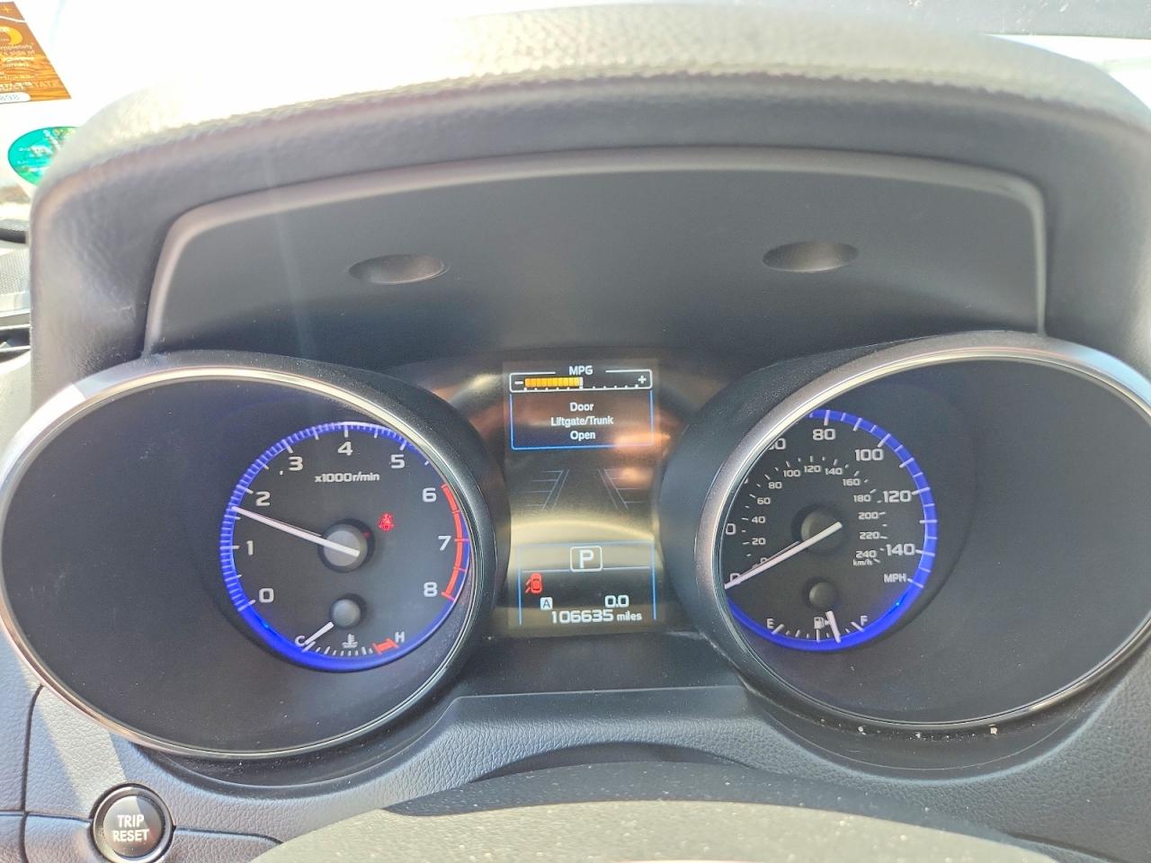 2015 Subaru Outback 2.5i Premium Blue vin: 4S4BSBHC8F3249775
