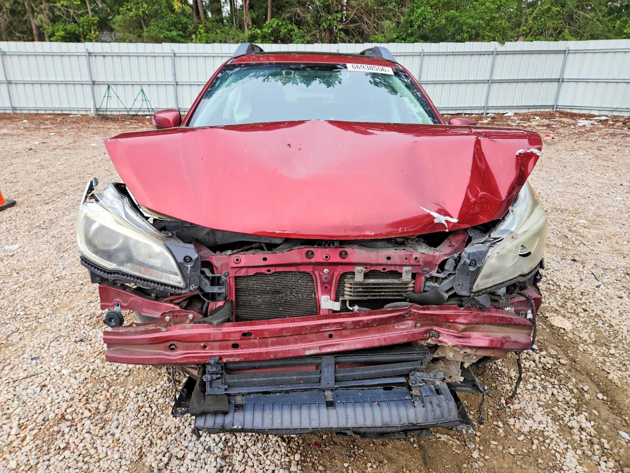 2015 Subaru Outback 2.5i Premium Red vin: 4S4BSBHC8F3346023