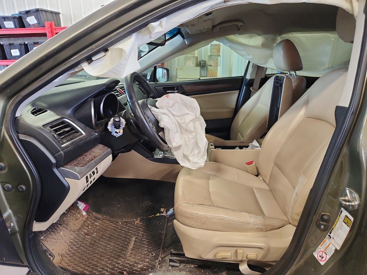 2015 Subaru Outback 2.5i Limited Green vin: 4S4BSBJC0F3238618