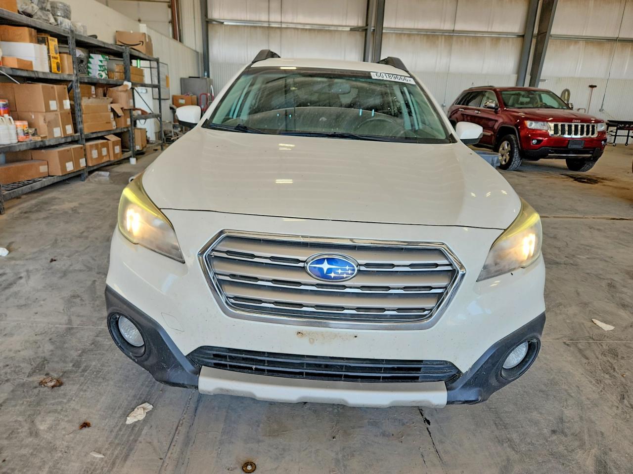 2015 Subaru Outback 2.5i Limited White vin: 4S4BSBJC2F3223781