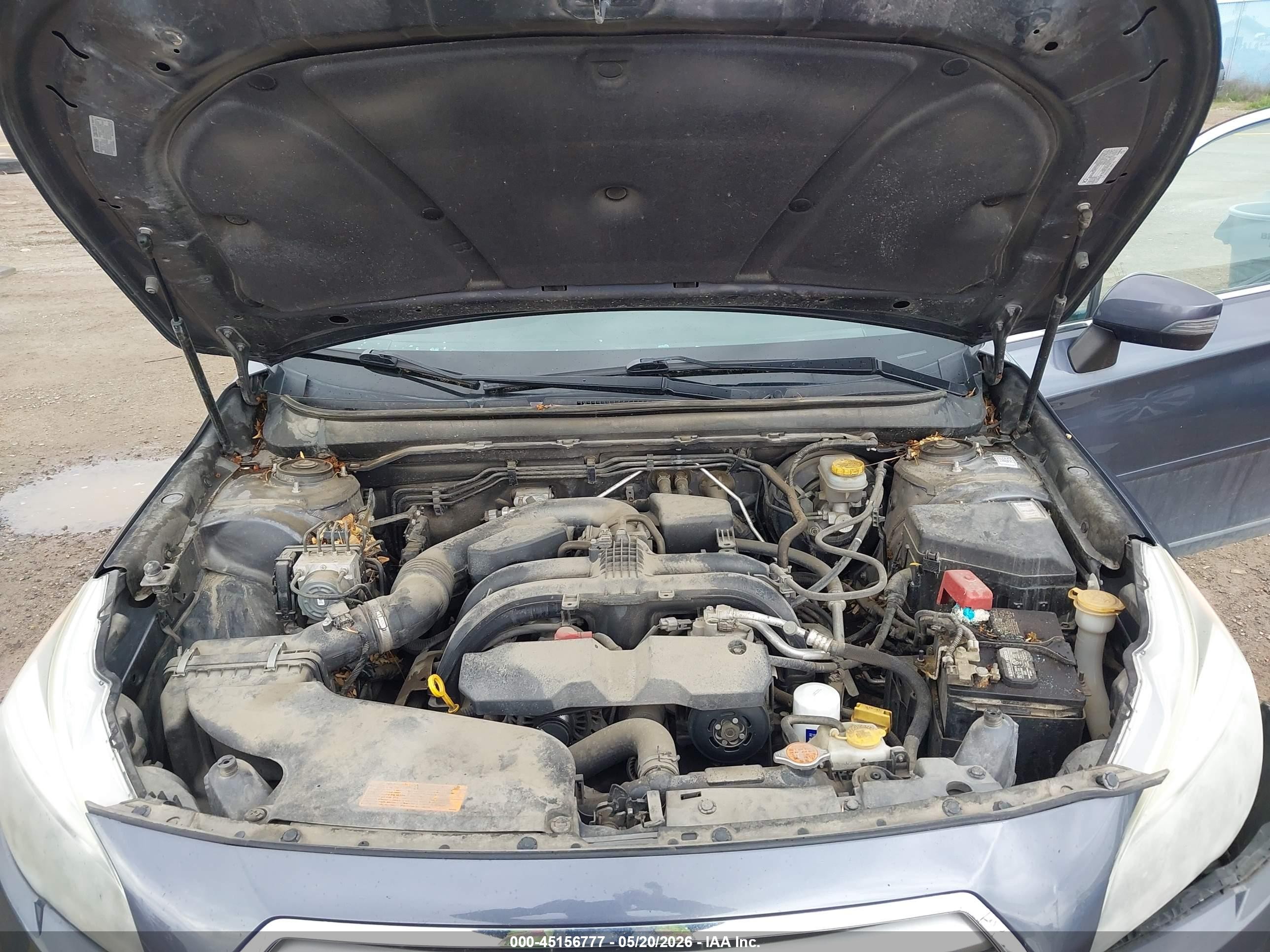 2015 Subaru Outback 2.5i Limited Blue vin: 4S4BSBJC4F3273890