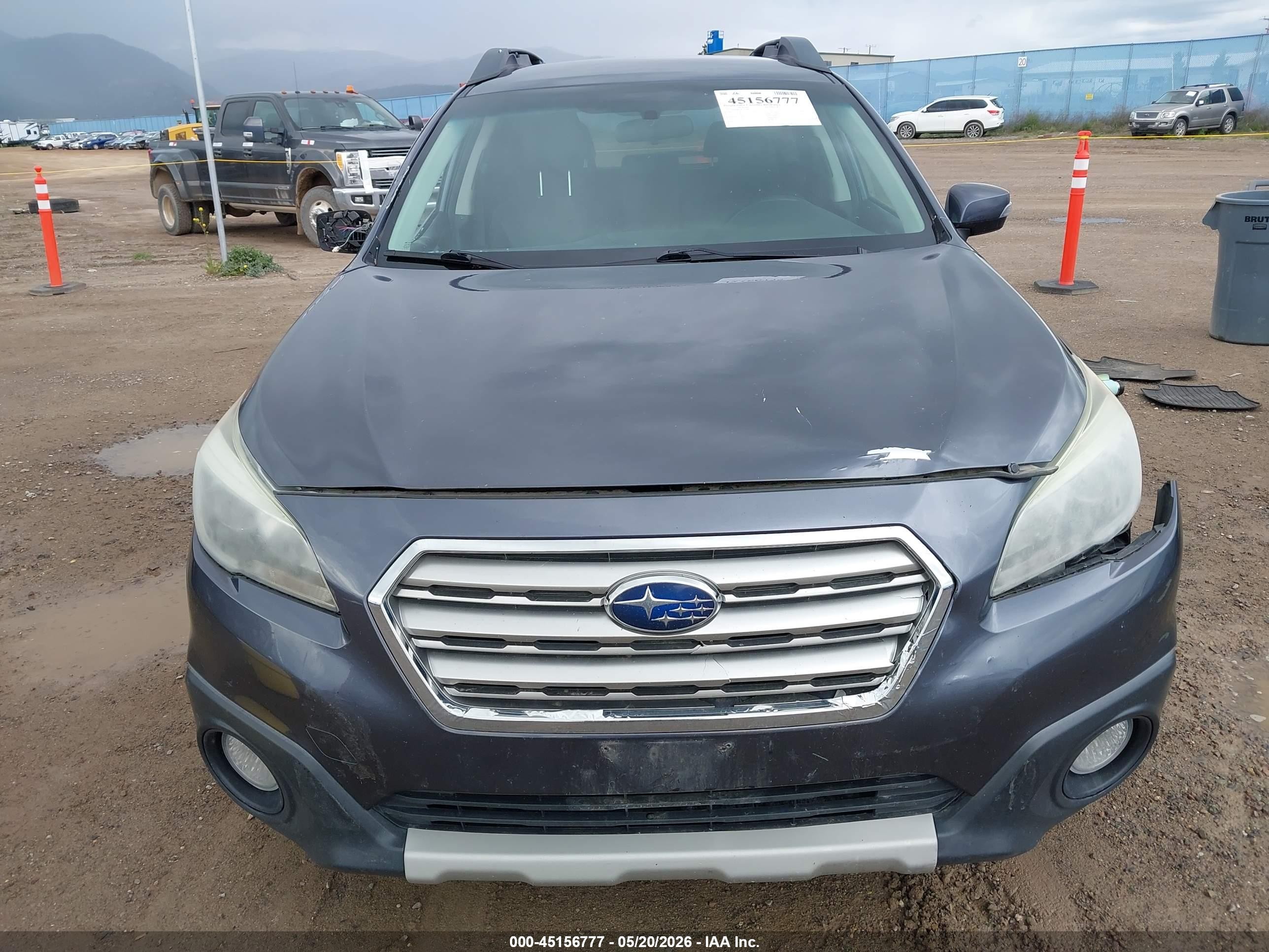 2015 Subaru Outback 2.5i Limited Blue vin: 4S4BSBJC4F3273890
