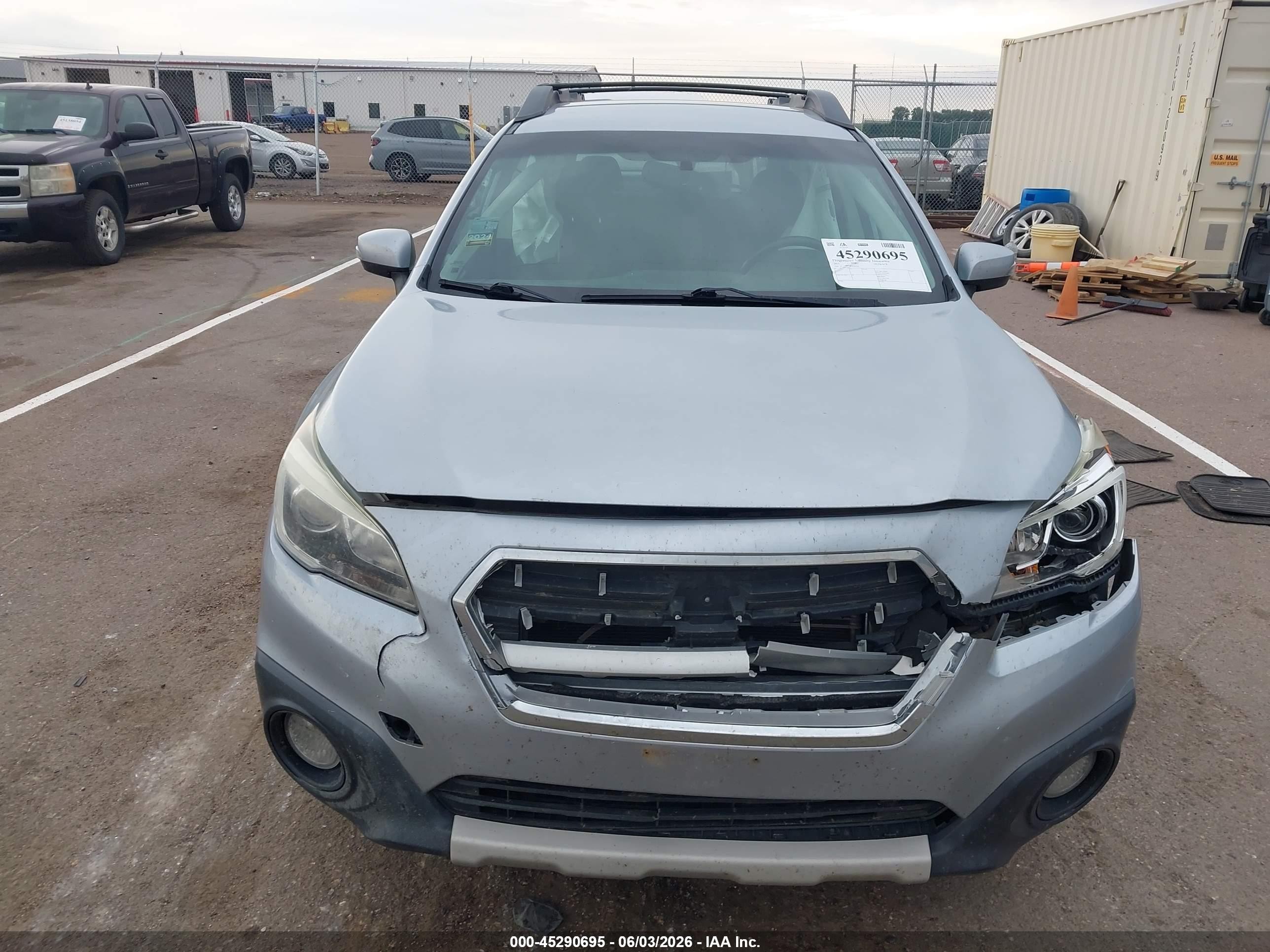 2015 Subaru Outback 2.5i Limited Light Blue vin: 4S4BSBJC6F3226750
