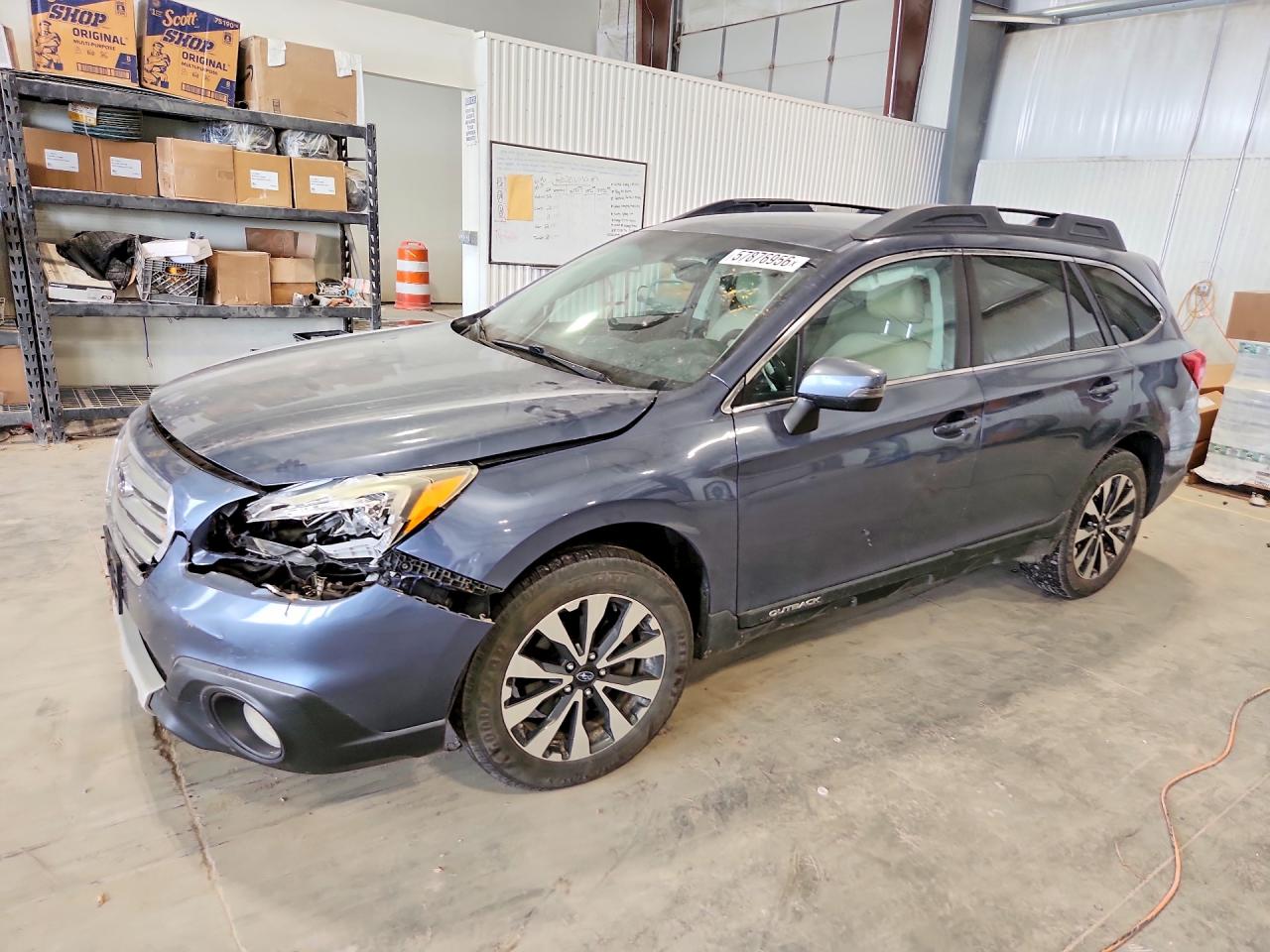 2015 Subaru Outback Blue vin: 4S4BSBJC8F3272693