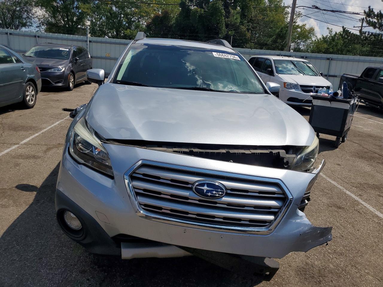 2015 Subaru Outback 2.5i Limited Blue vin: 4S4BSBLC1F3212414
