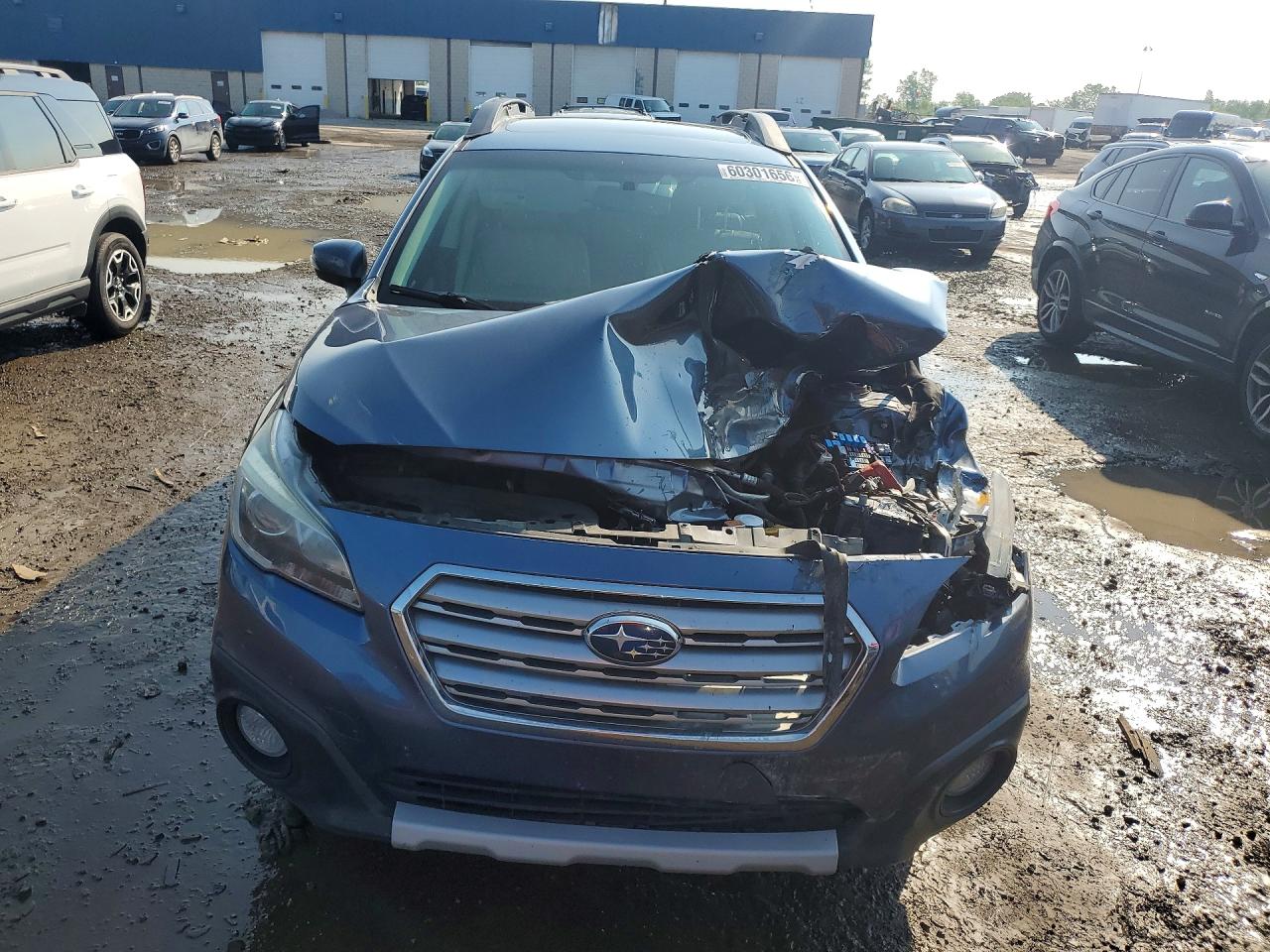 2015 Subaru Outback 2.5i Limited Blue vin: 4S4BSBLC2F3283606
