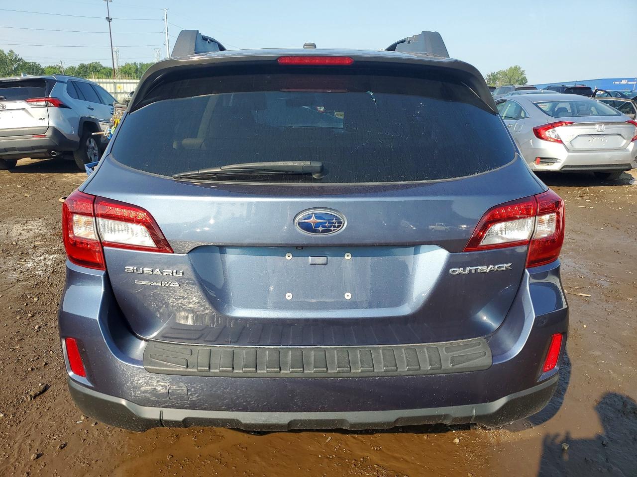 2015 Subaru Outback 2.5i Limited Blue vin: 4S4BSBLC2F3283606