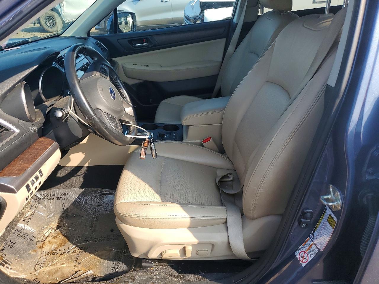 2015 Subaru Outback 2.5i Limited Blue vin: 4S4BSBLC2F3283606