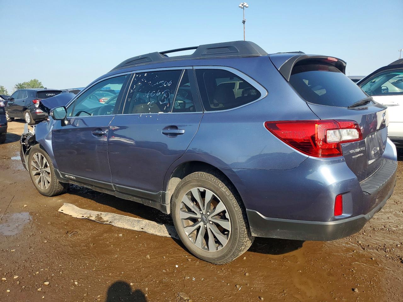 2015 Subaru Outback 2.5i Limited Blue vin: 4S4BSBLC2F3283606