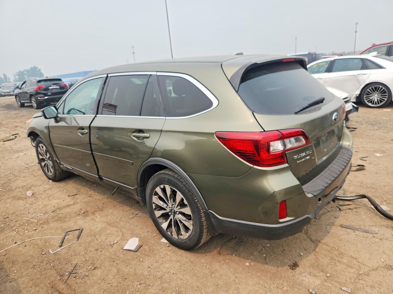 2015 Subaru Outback 2.5i Limited Green vin: 4S4BSBLC4F3233256