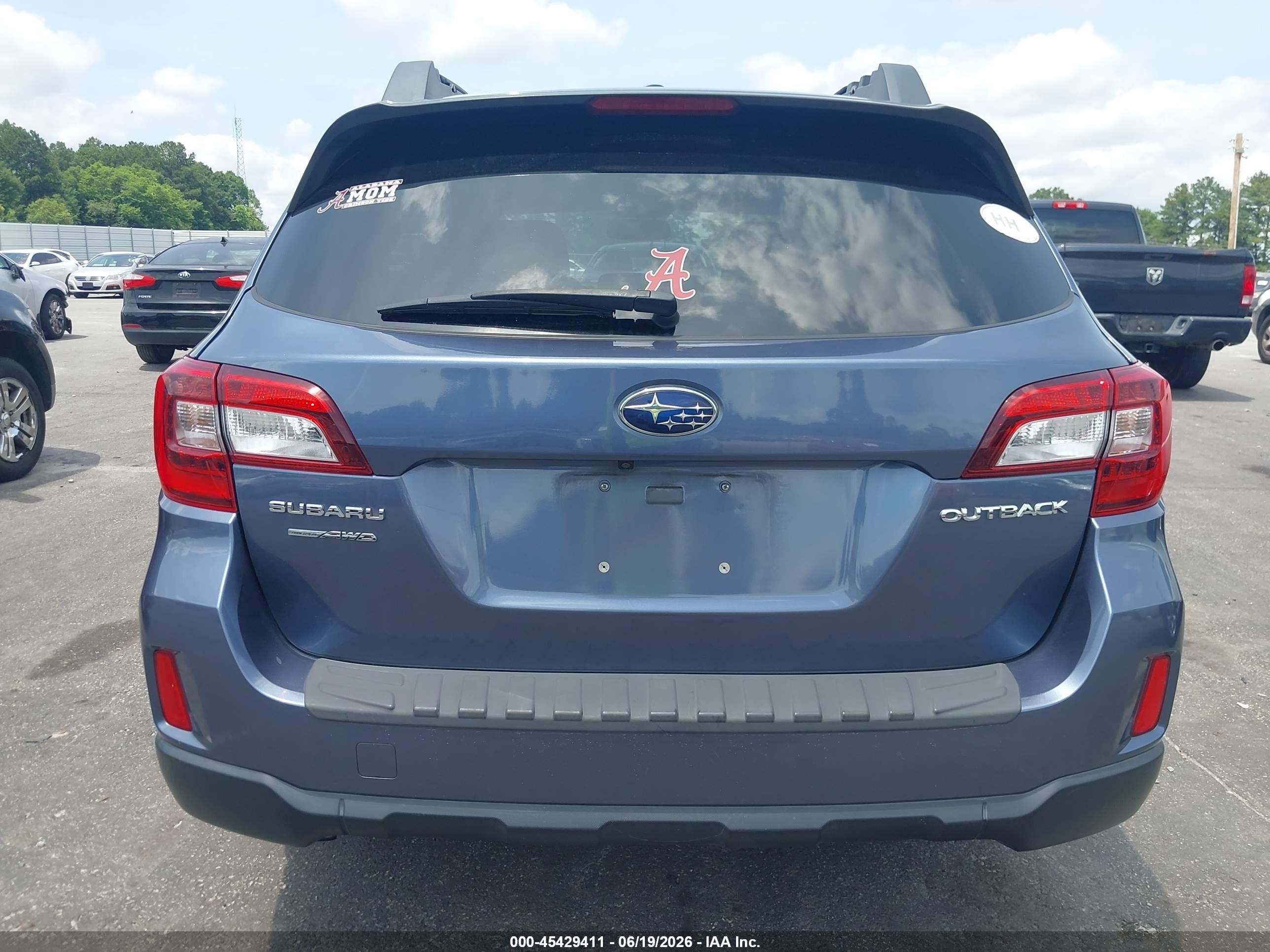 2015 Subaru Outback 2.5i Limited Dark Blue vin: 4S4BSBLC5F3319255