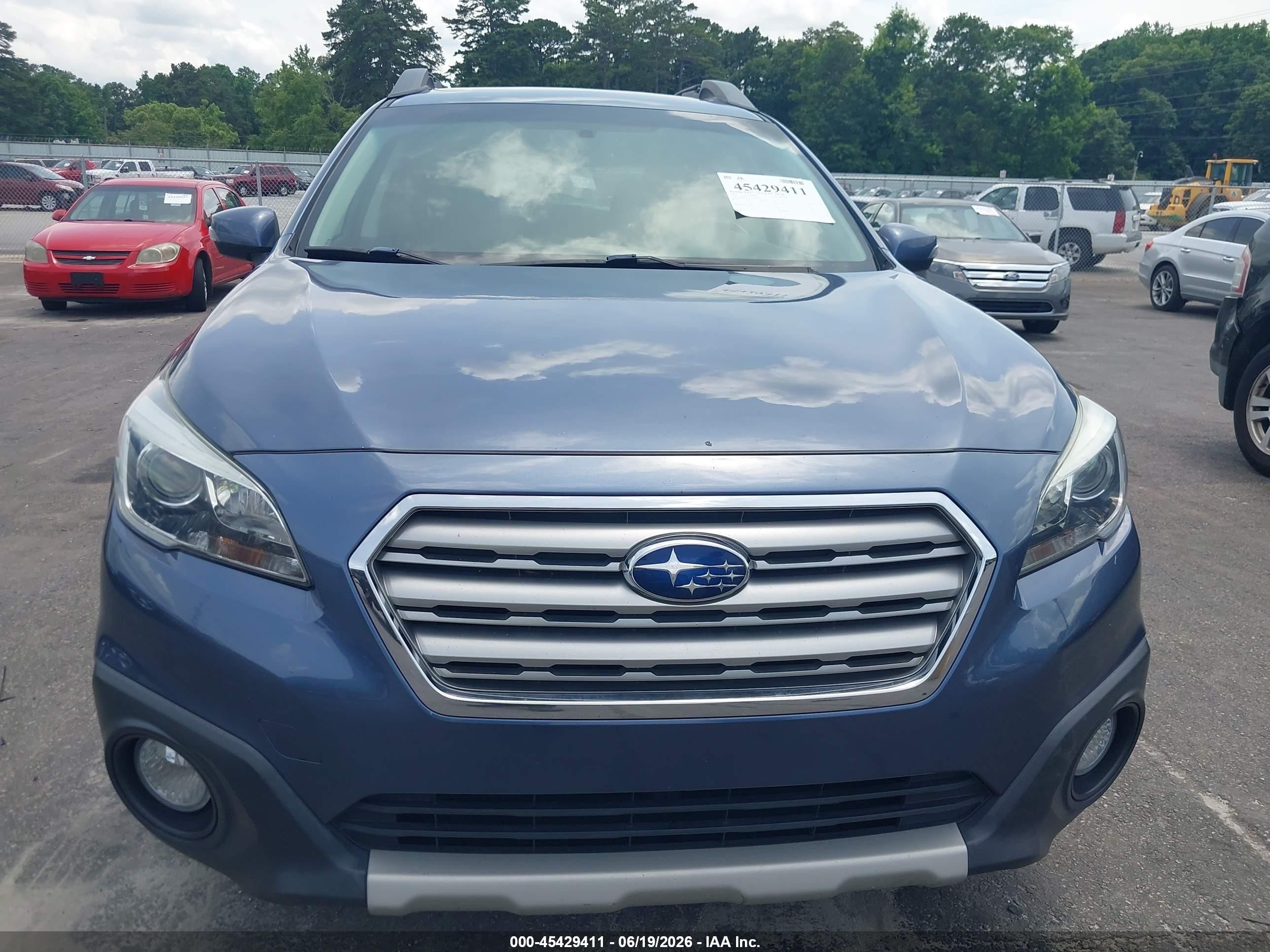 2015 Subaru Outback 2.5i Limited Dark Blue vin: 4S4BSBLC5F3319255