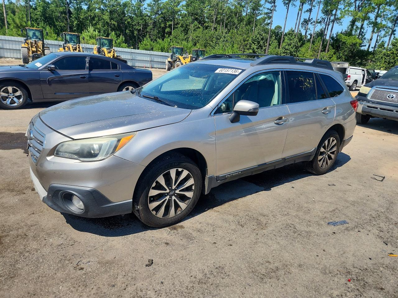 2016 Subaru Outback 2.5i Limited Silver vin: 4S4BSBLC5G3253985