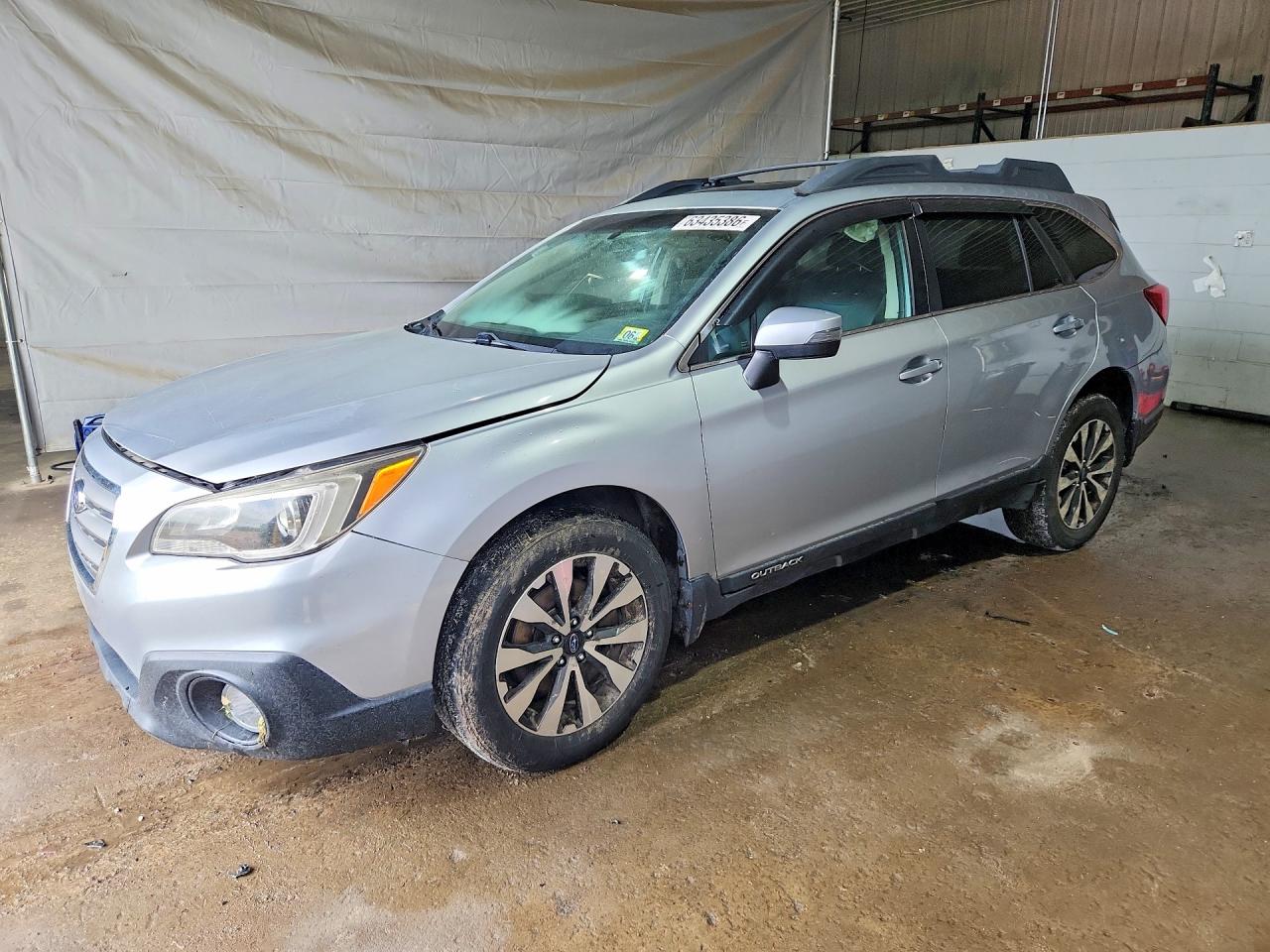 2015 Subaru Outback 2.5i Limited Silver vin: 4S4BSBLC7F3345999
