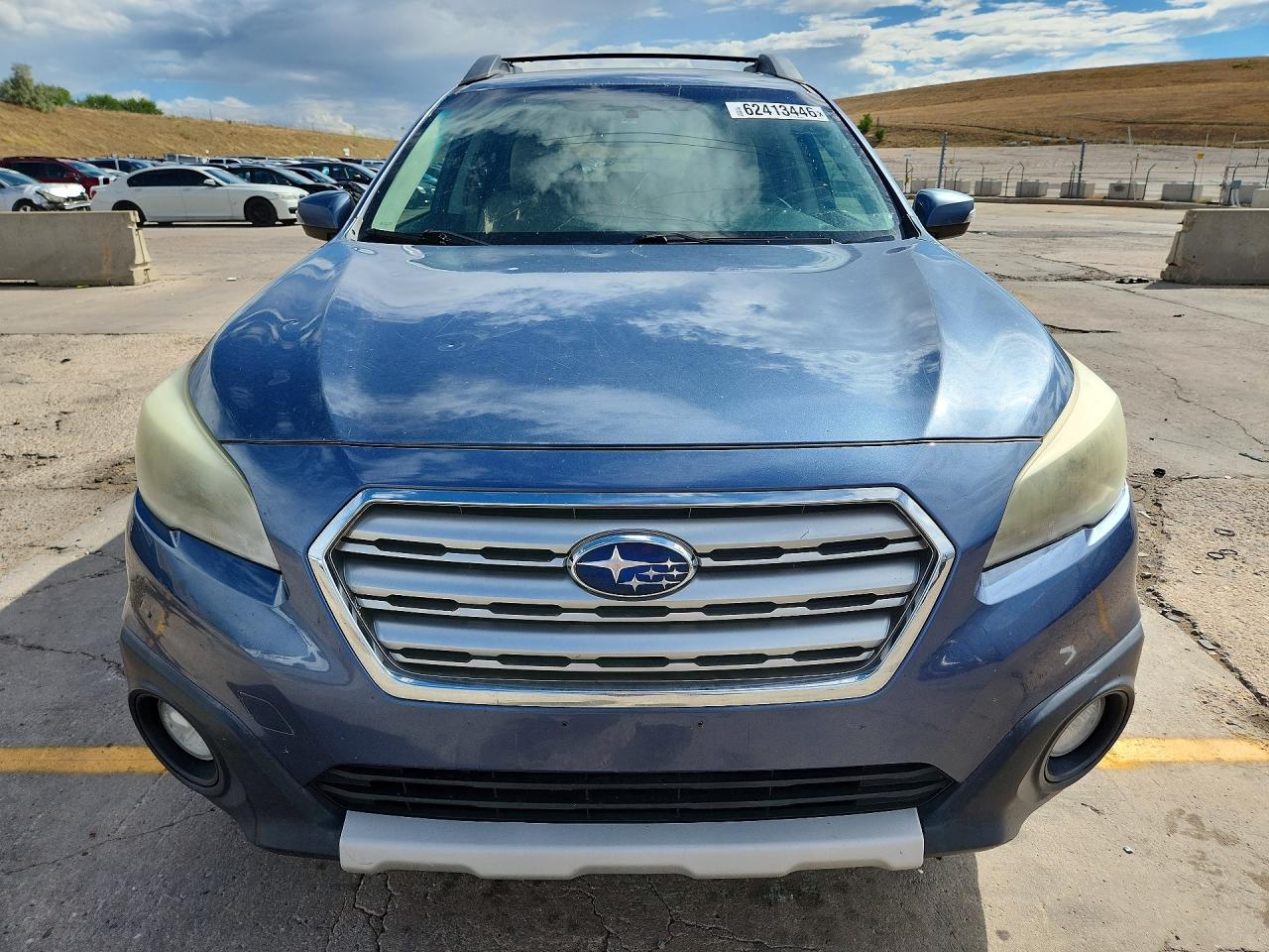 2015 Subaru Outback 2.5i Limited Blue vin: 4S4BSBLC8F3257317