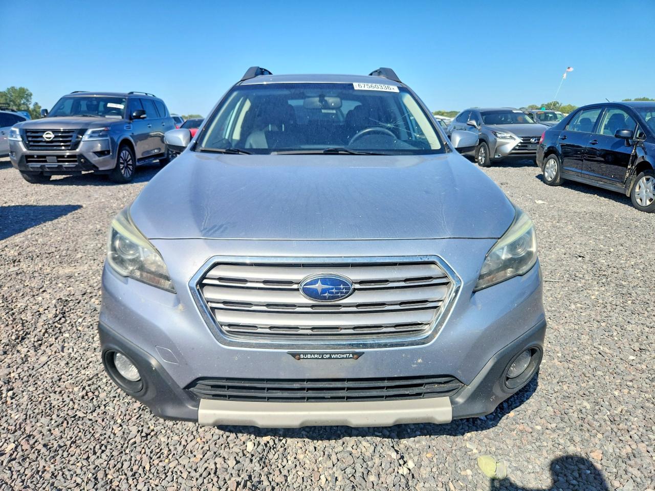 2015 Subaru Outback 2.5i Limited Blue vin: 4S4BSBLC9F3206179