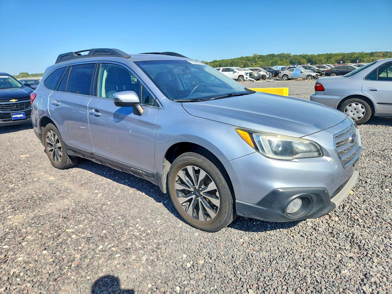2015 Subaru Outback 2.5i Limited Blue vin: 4S4BSBLC9F3206179