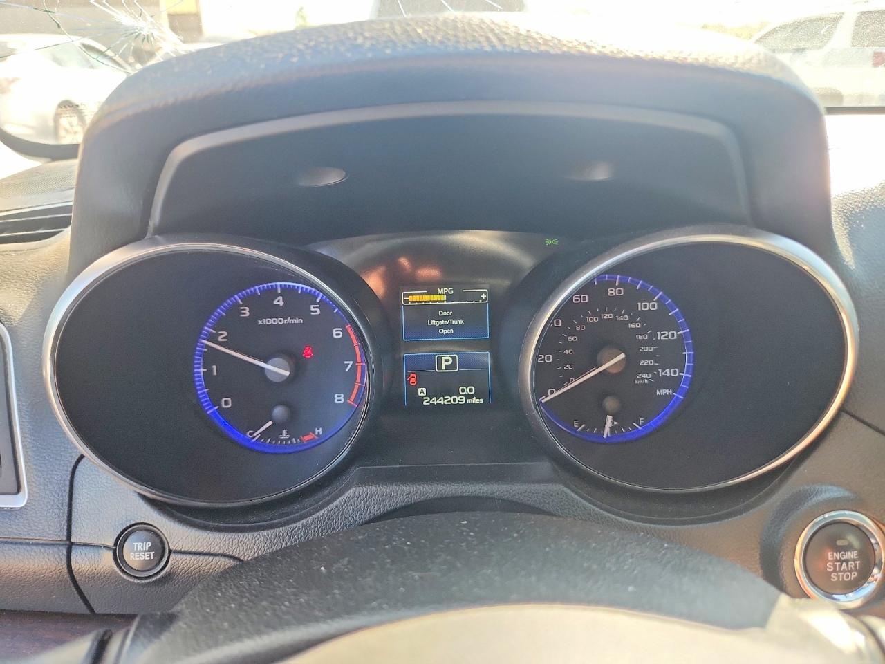2015 Subaru Outback 2.5i Limited Blue vin: 4S4BSBLC9F3206179