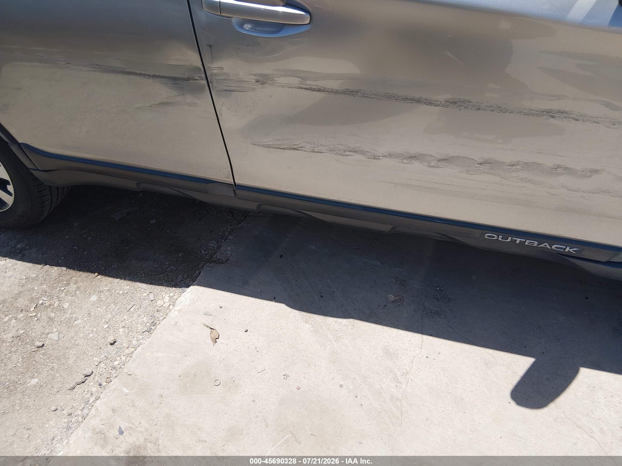 2015 Subaru Outback 2.5i Limited Серый vin: 4S4BSBNC0F3269376