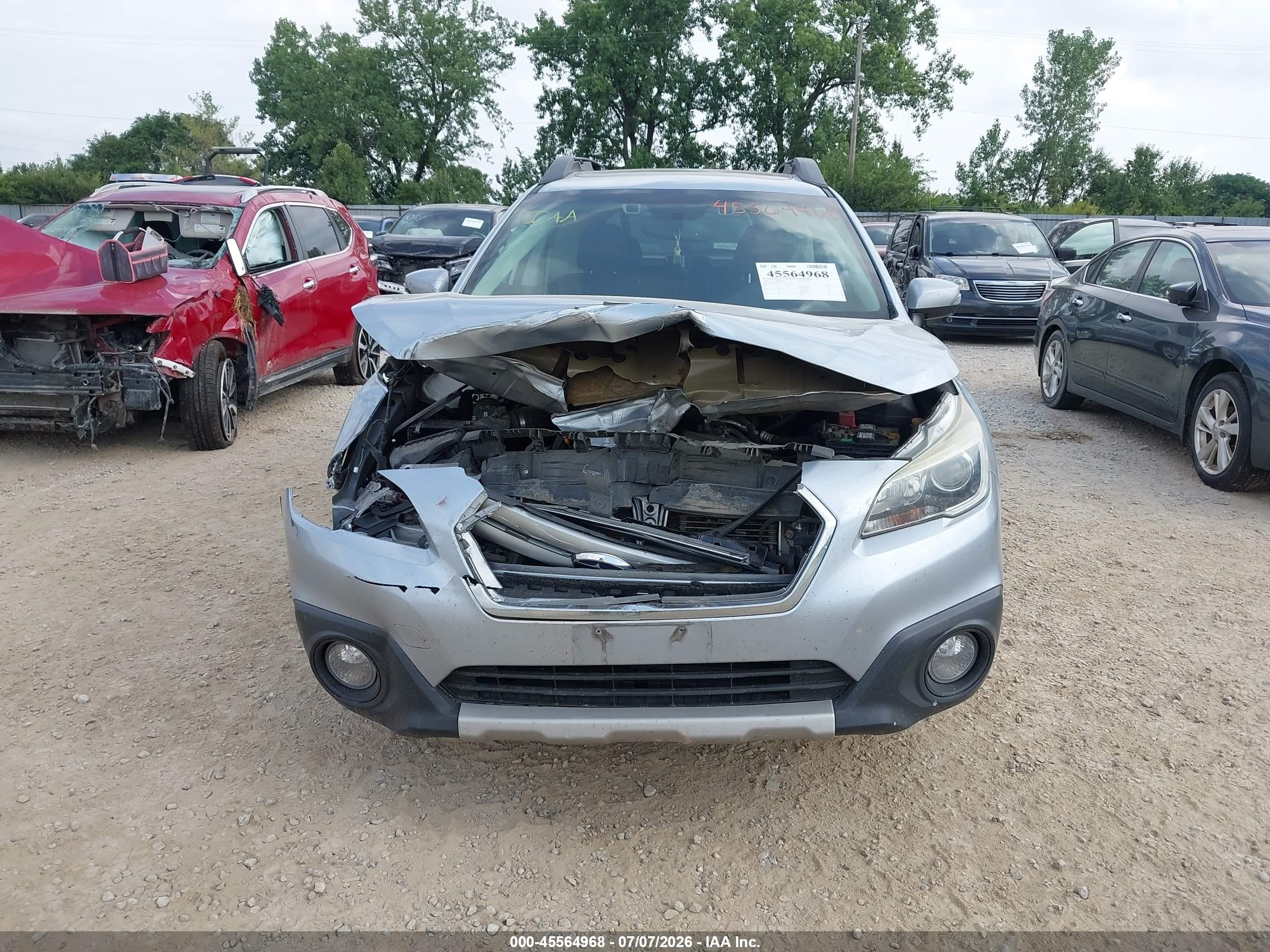 2015 Subaru Outback 2.5i Limited Blue vin: 4S4BSBNC0F3361183