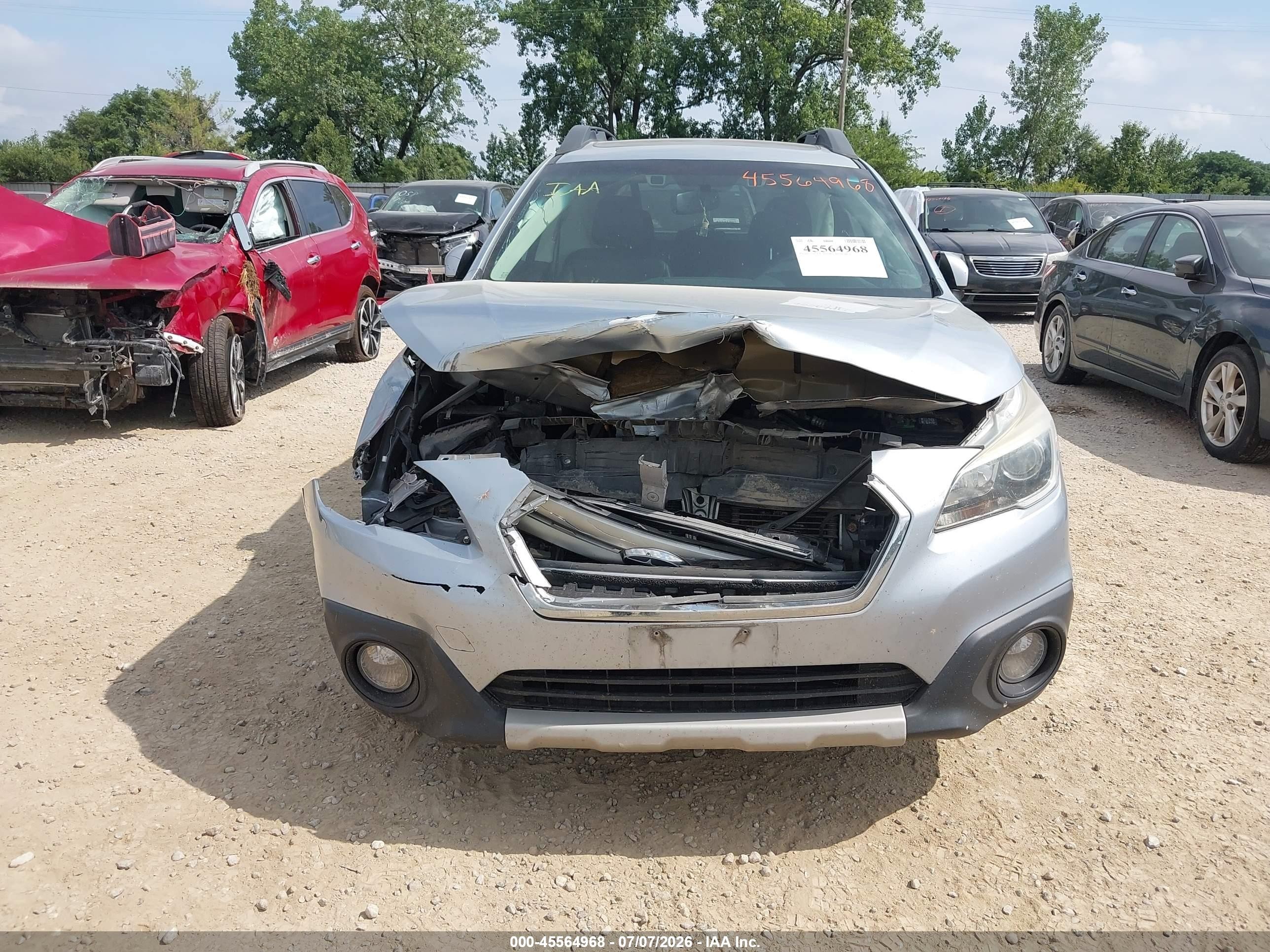 2015 Subaru Outback 2.5i Limited Blue vin: 4S4BSBNC0F3361183