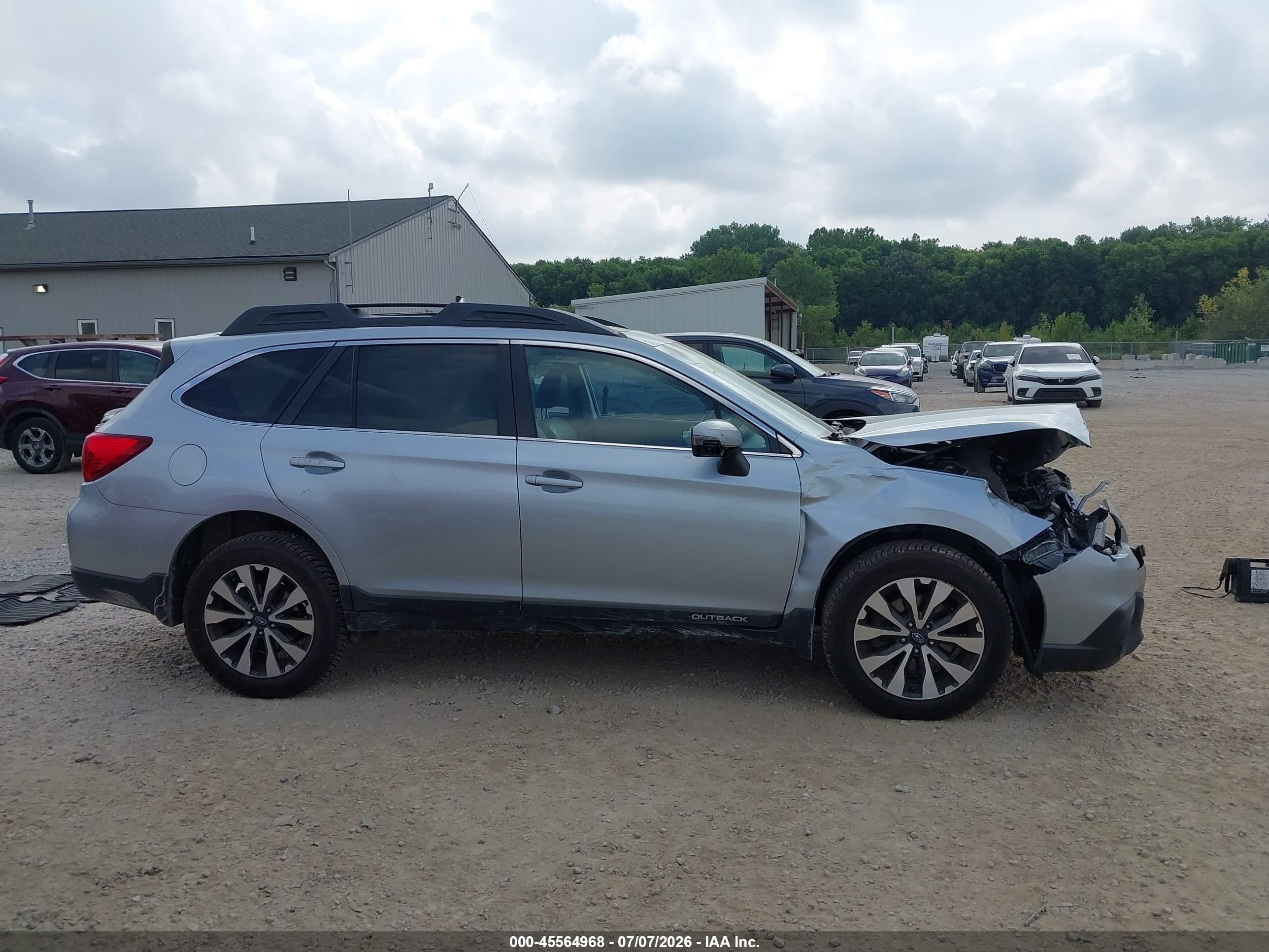 2015 Subaru Outback 2.5i Limited Blue vin: 4S4BSBNC0F3361183