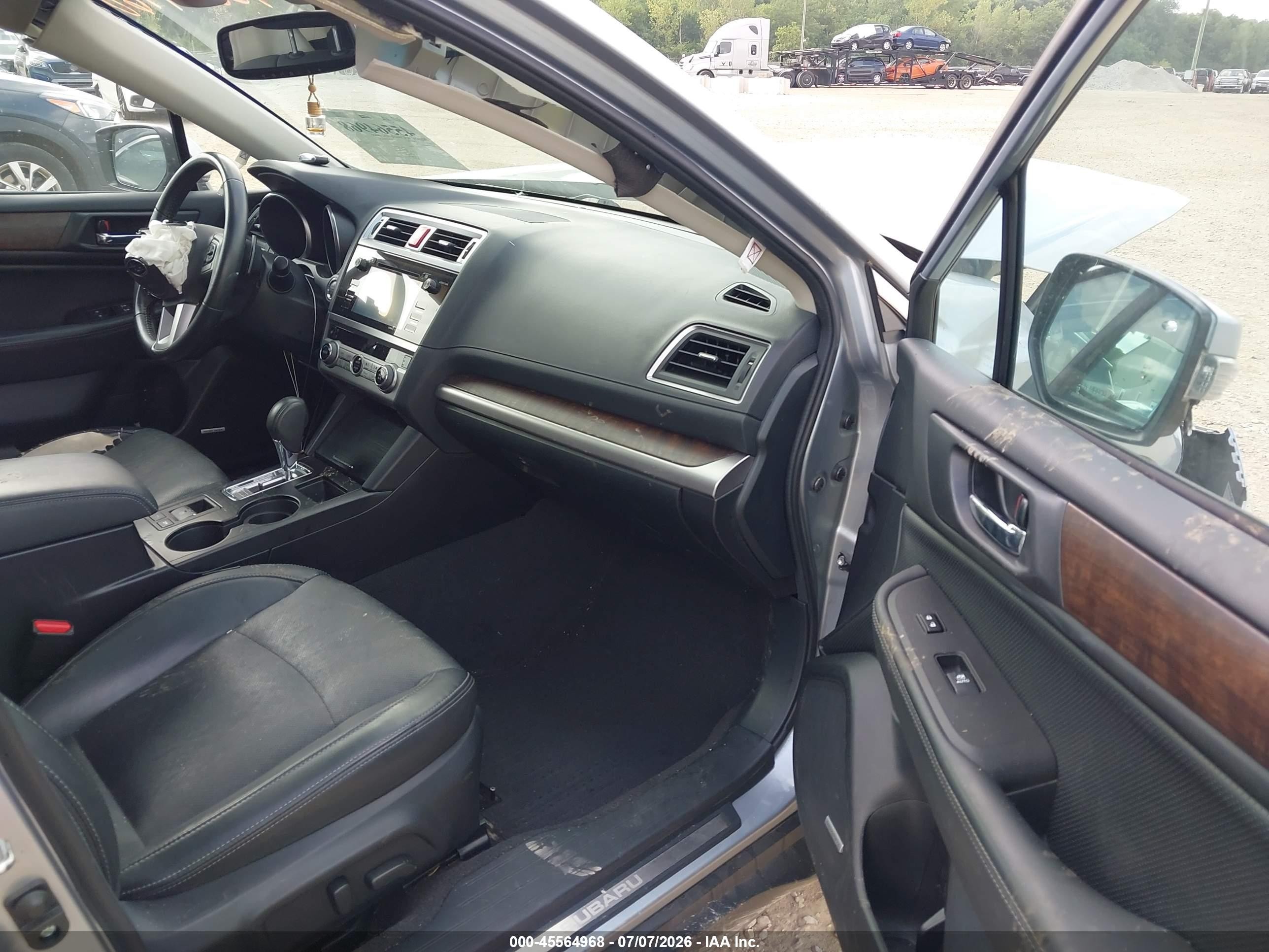 2015 Subaru Outback 2.5i Limited Blue vin: 4S4BSBNC0F3361183