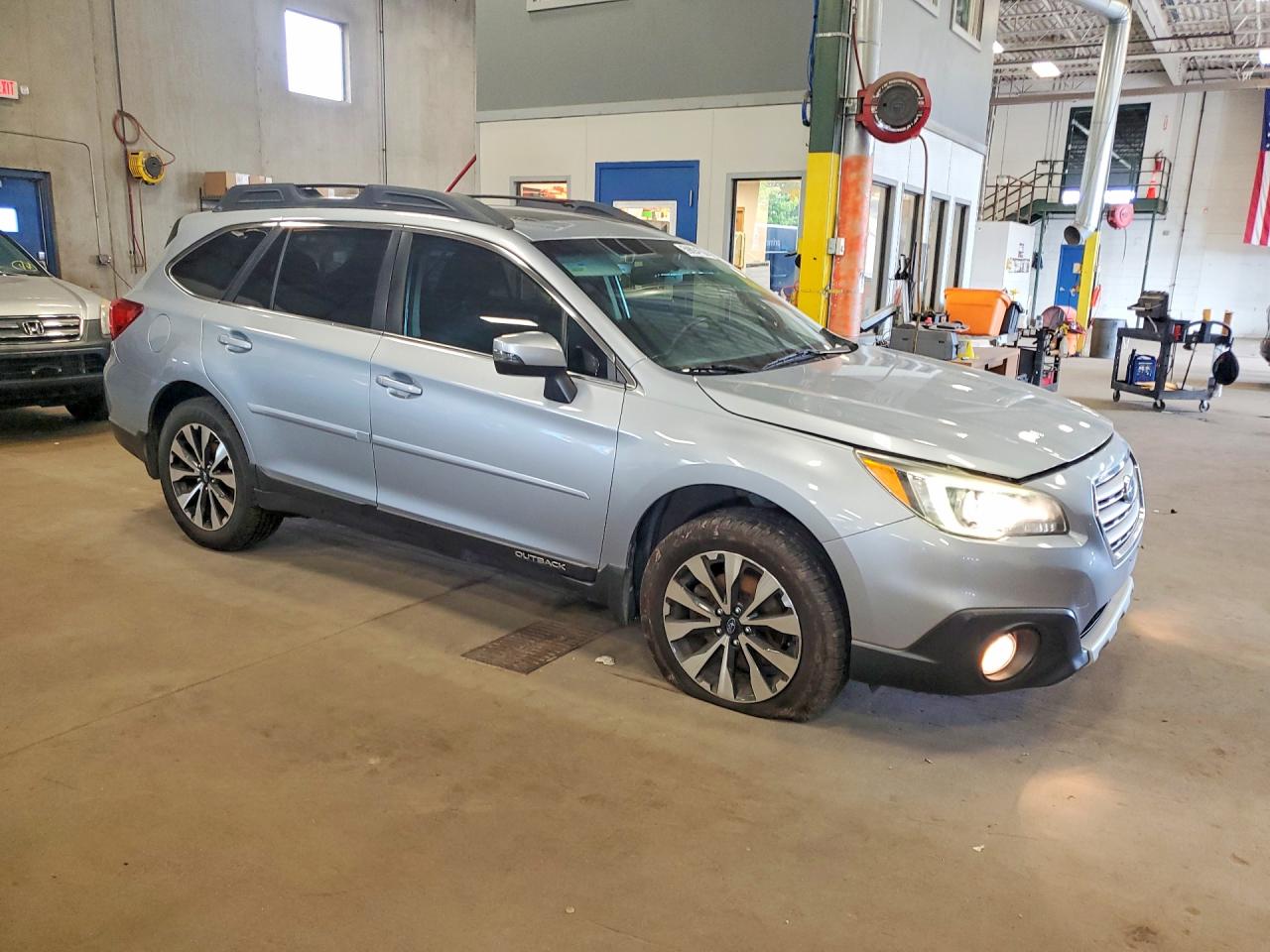 2015 Subaru Outback 2.5i Limited Blue vin: 4S4BSBNC1F3353030