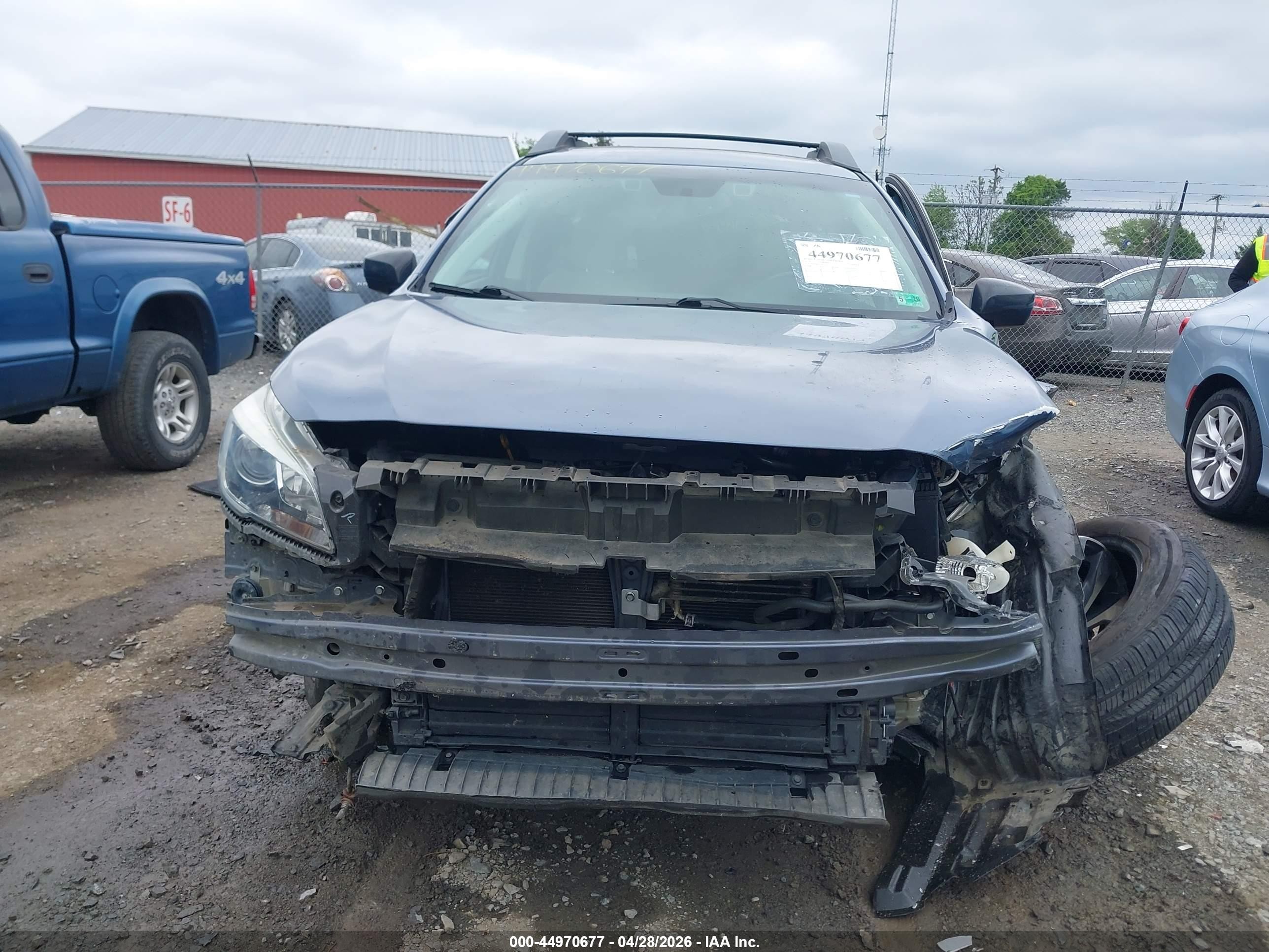 2015 Subaru Outback 2.5i Limited Blue vin: 4S4BSBNC2F3232734
