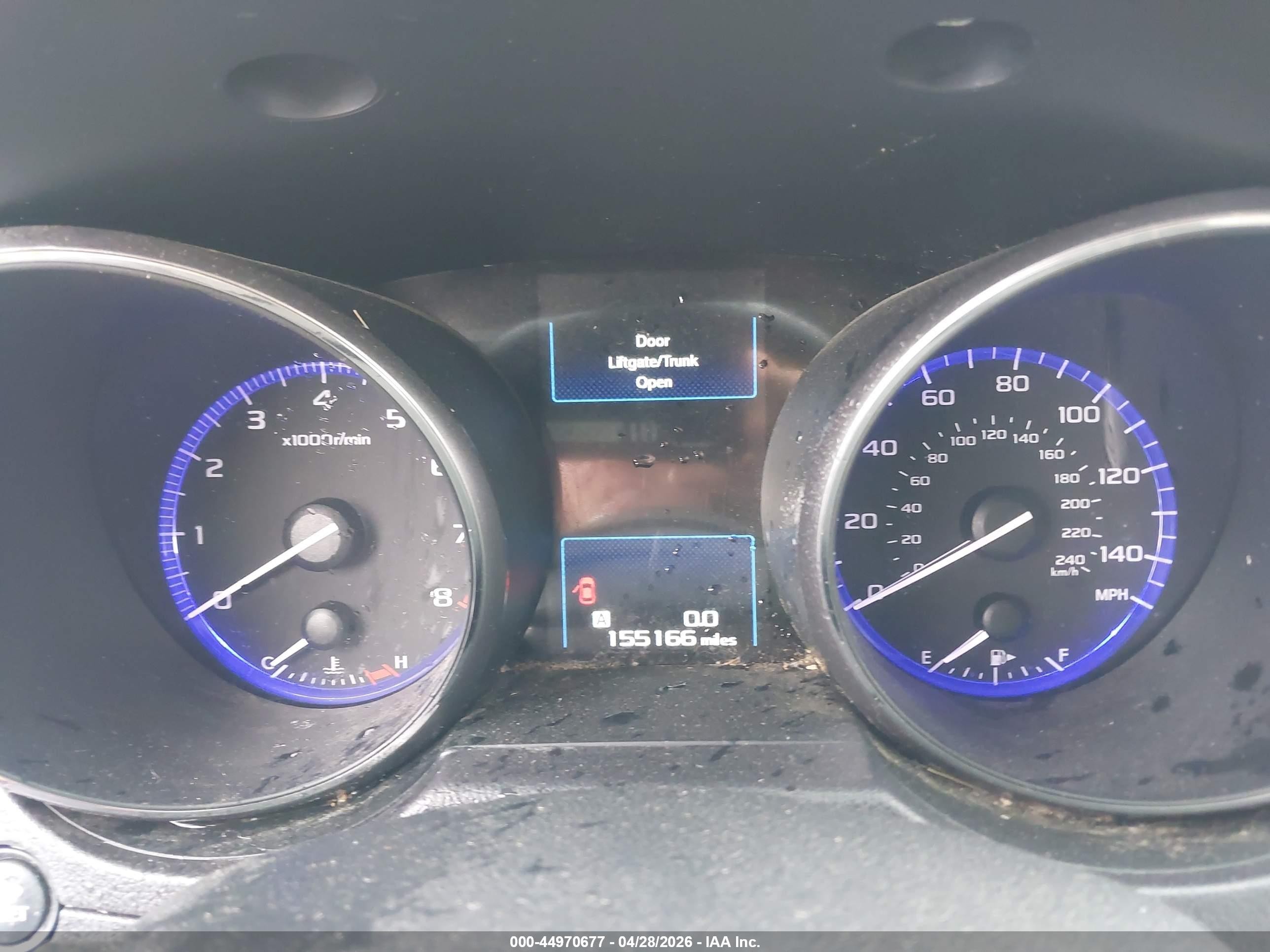 2015 Subaru Outback 2.5i Limited Blue vin: 4S4BSBNC2F3232734