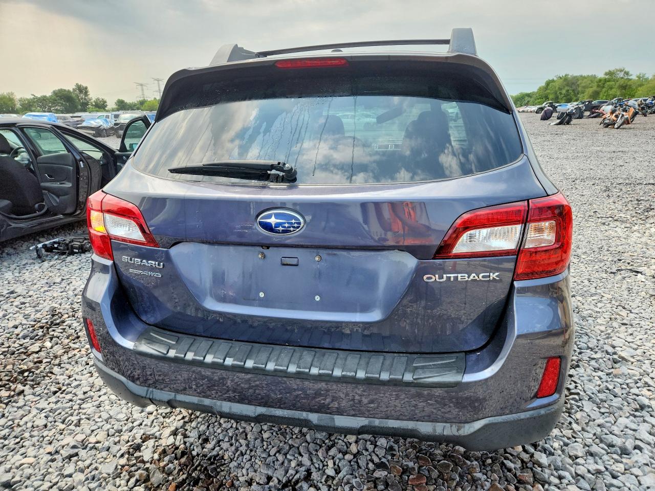 2015 Subaru Outback 2.5i Limited Gray vin: 4S4BSBNC2F3306167