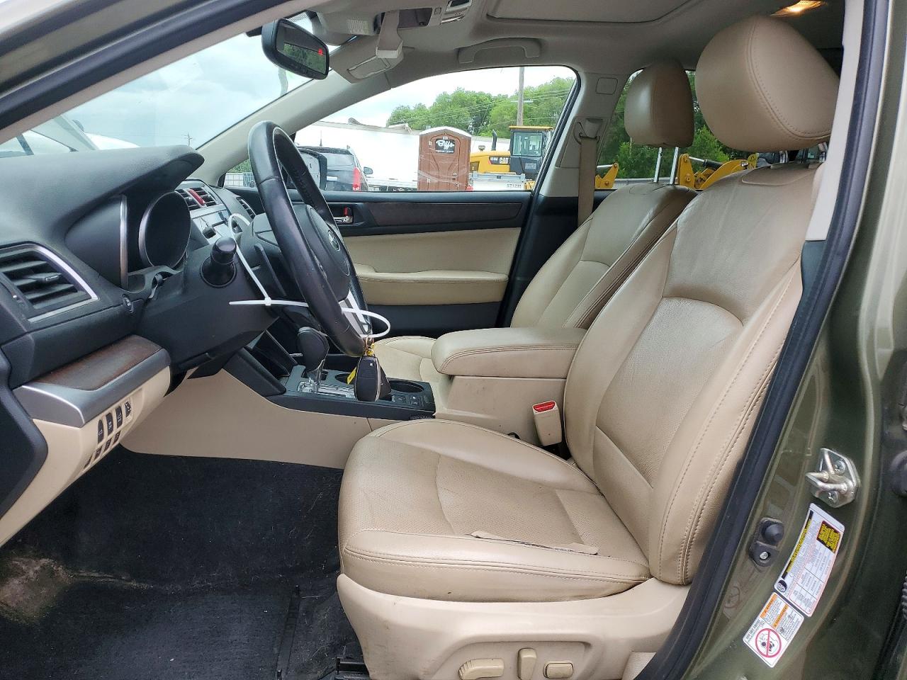 2015 Subaru Outback 2.5i Limited Green vin: 4S4BSBNC3F3244827