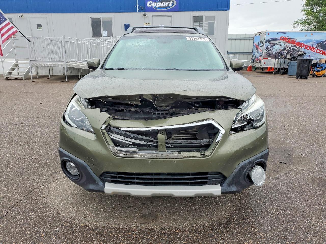 2015 Subaru Outback 2.5i Limited Green vin: 4S4BSBNC3F3244827