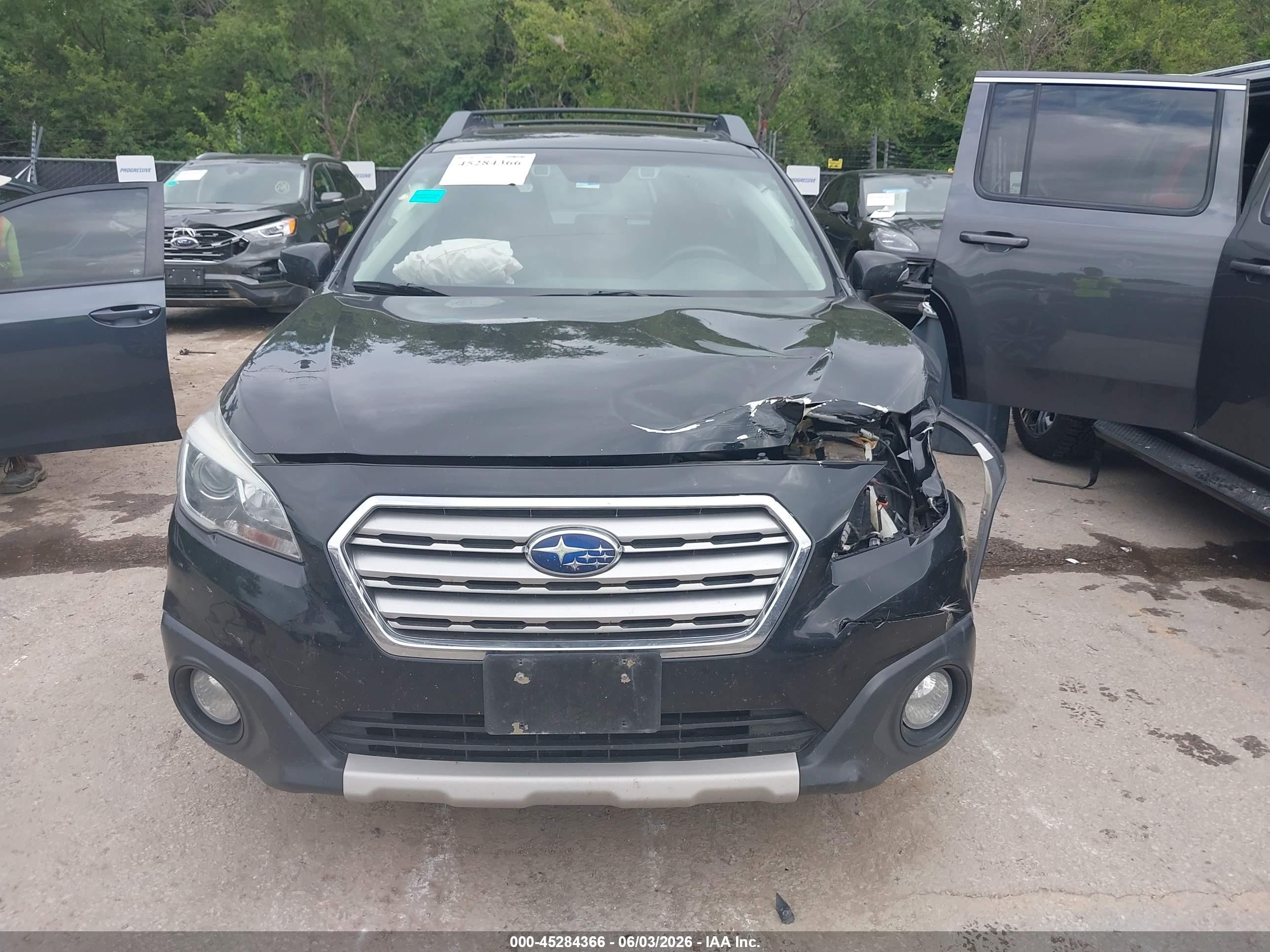 2015 Subaru Outback 2.5i Limited Black vin: 4S4BSBNC3F3271509