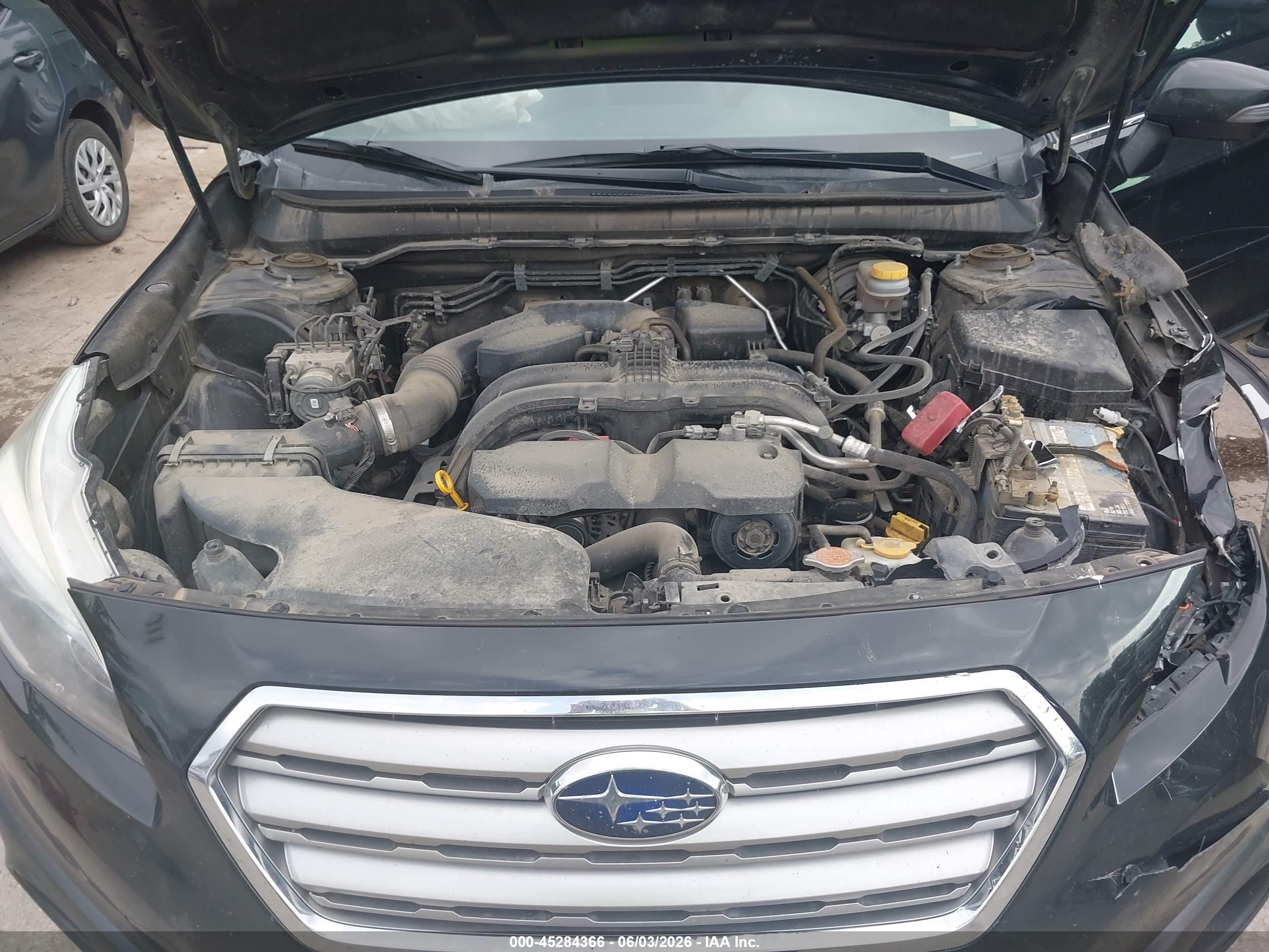 2015 Subaru Outback 2.5i Limited Black vin: 4S4BSBNC3F3271509