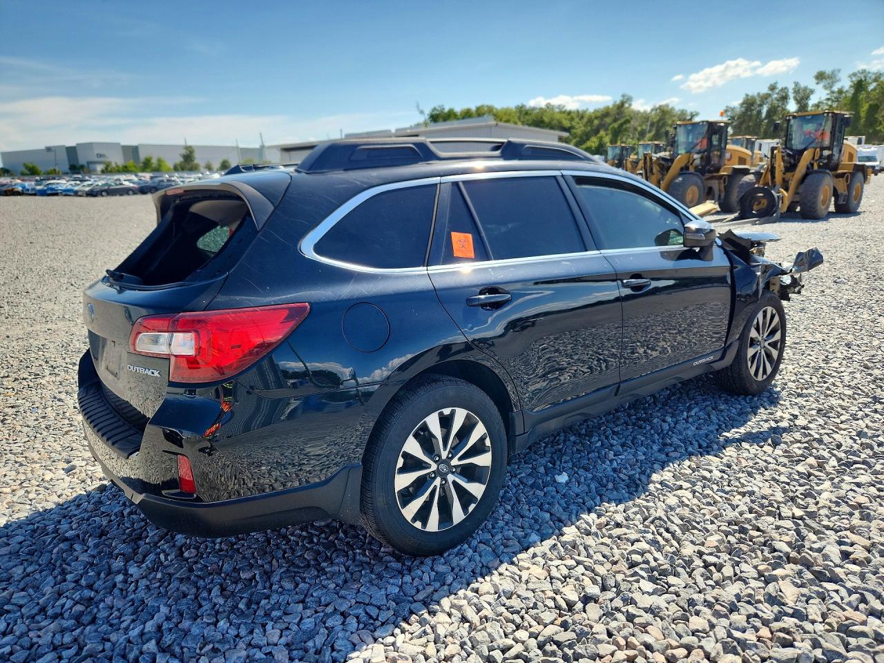 2015 Subaru Outback 2.5i Limited Black vin: 4S4BSBNC3F3337878