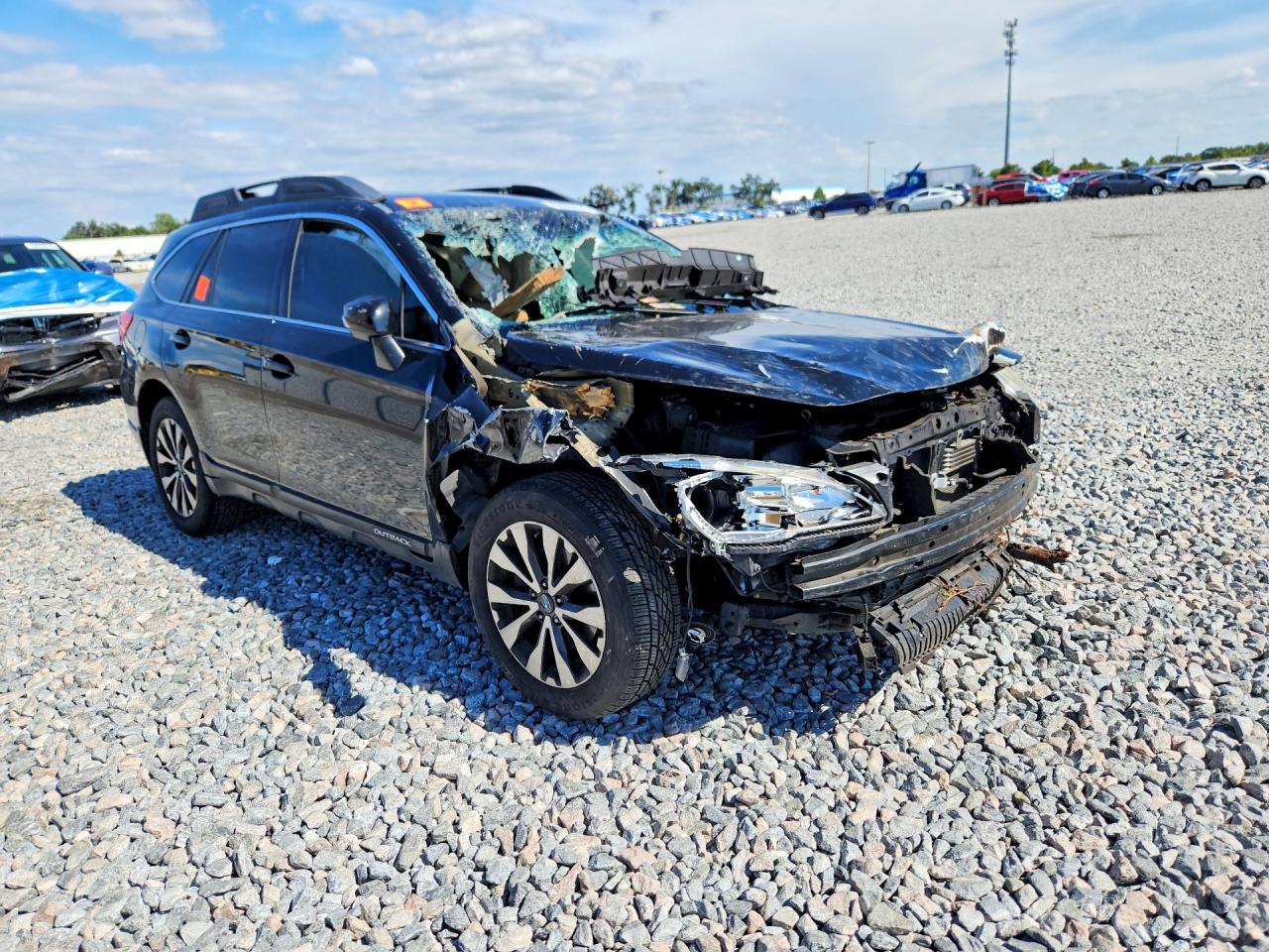 2015 Subaru Outback 2.5i Limited Black vin: 4S4BSBNC3F3337878
