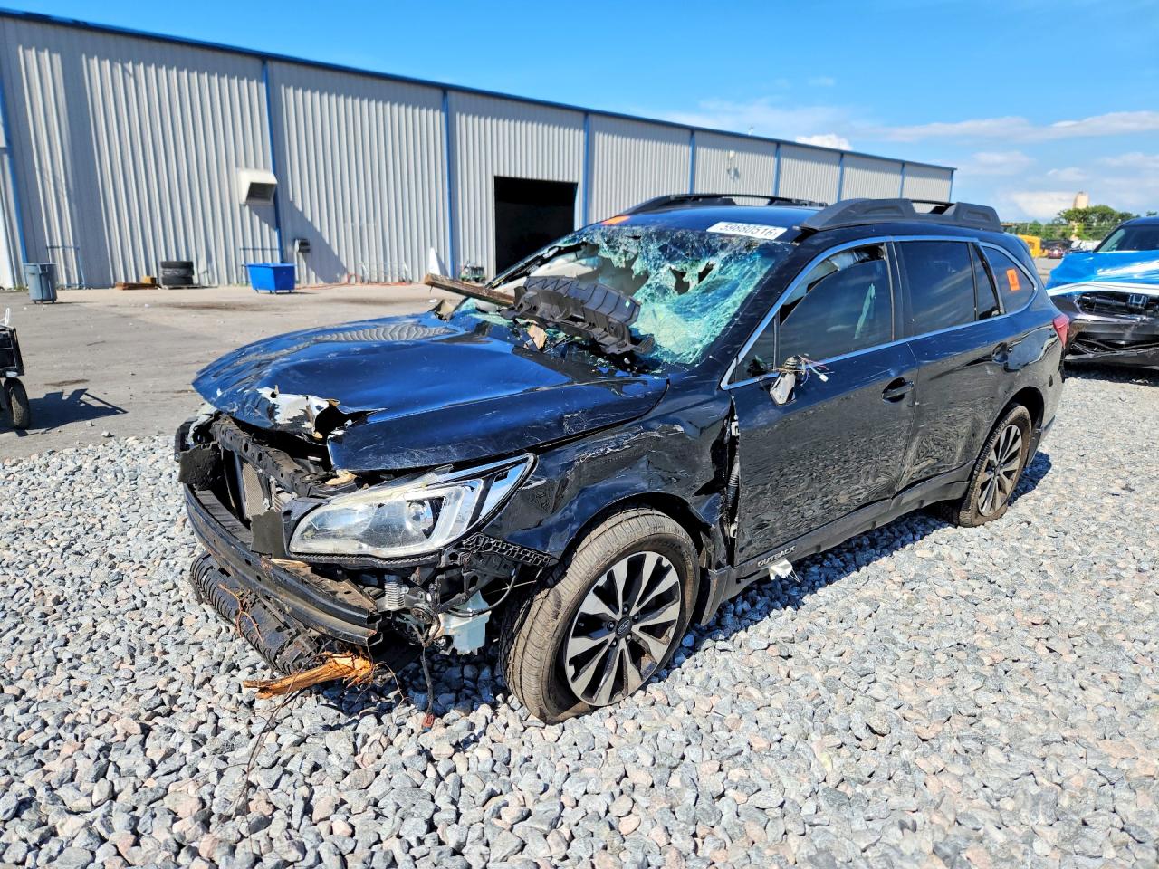 2015 Subaru Outback 2.5i Limited Black vin: 4S4BSBNC3F3337878