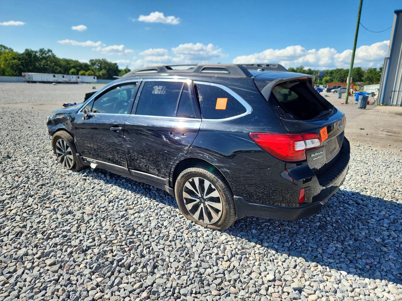 2015 Subaru Outback 2.5i Limited Black vin: 4S4BSBNC3F3337878