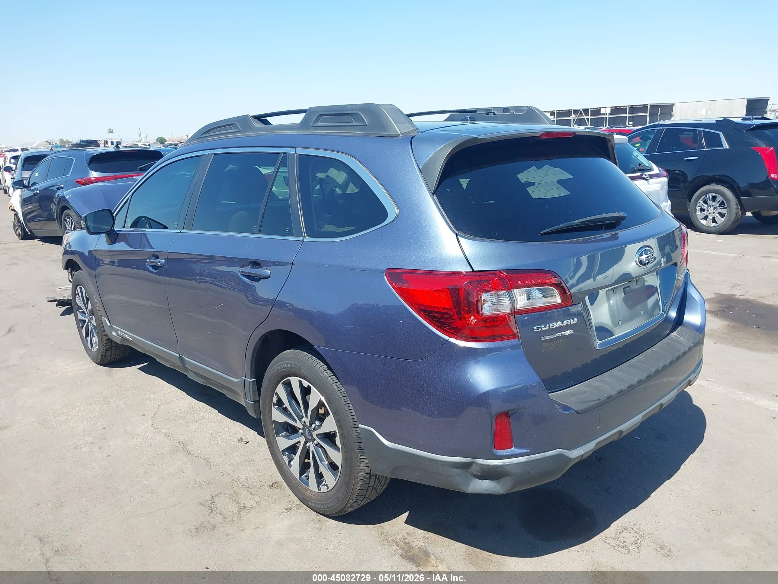 2015 Subaru Outback 2.5i Limited Light Blue vin: 4S4BSBNC5F3239354